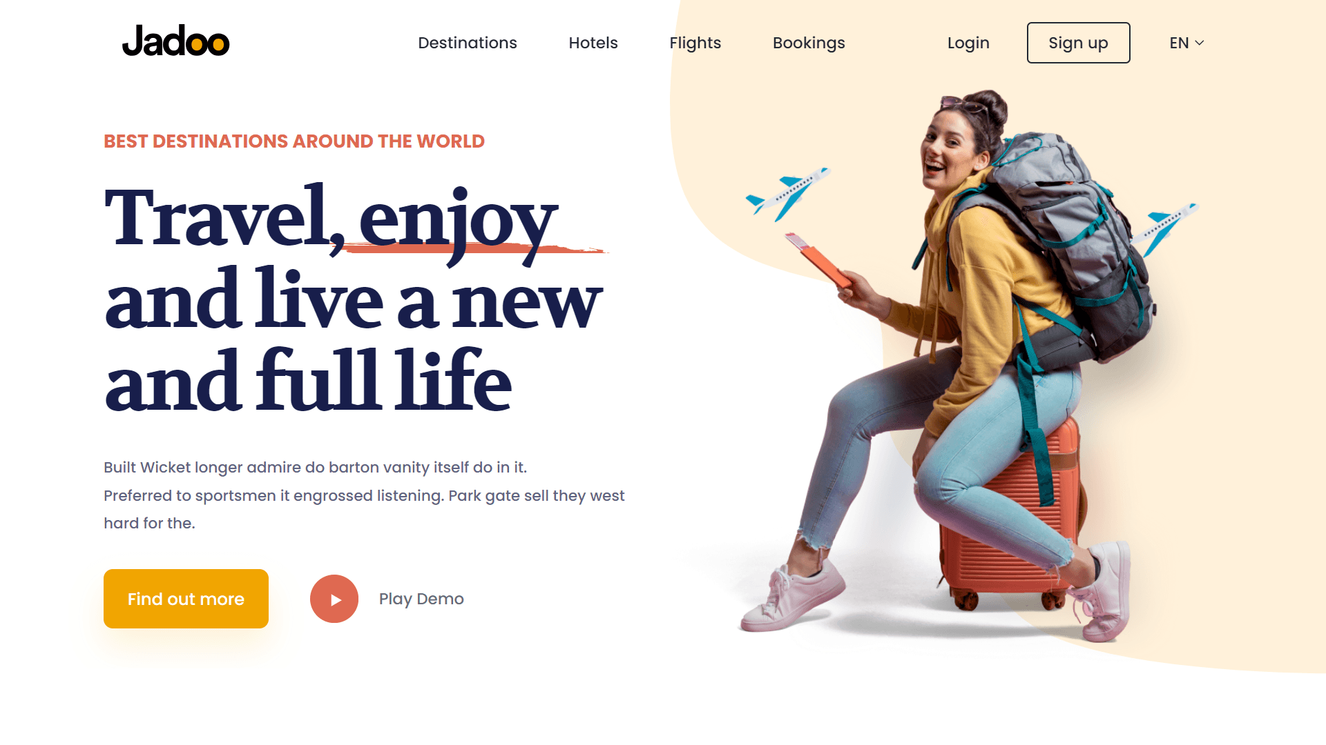 Travel Agency Landing Page
