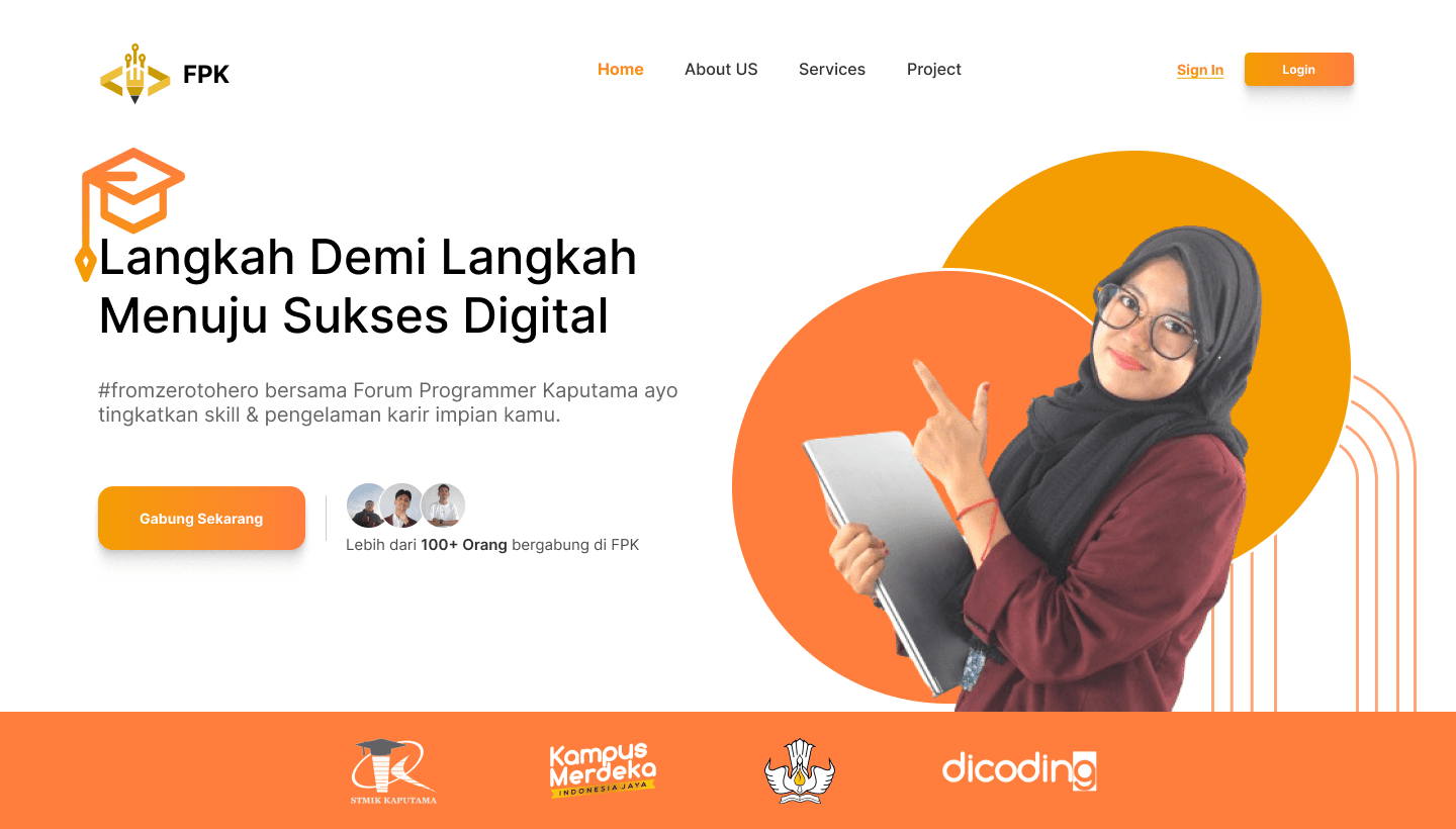 Landing Page Forum Programmer Kaputama